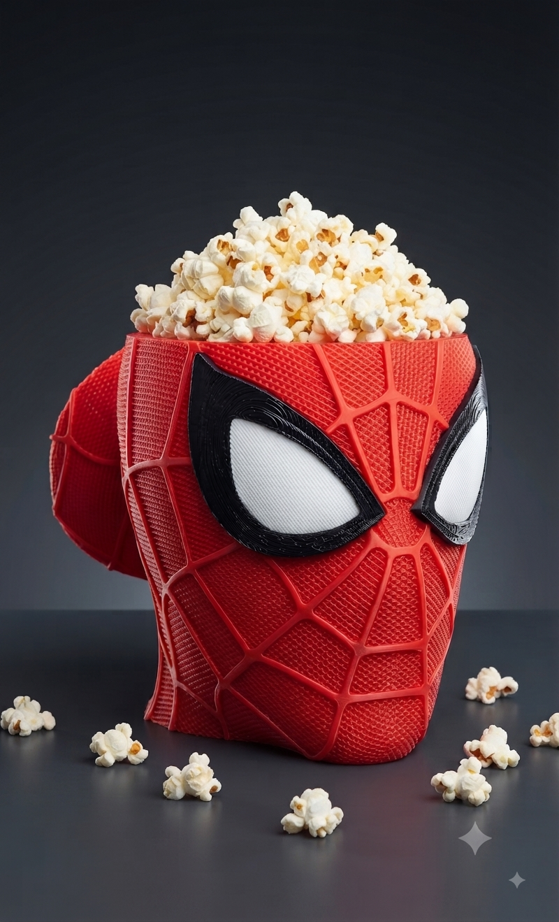 Balde pochoclero Spiderman