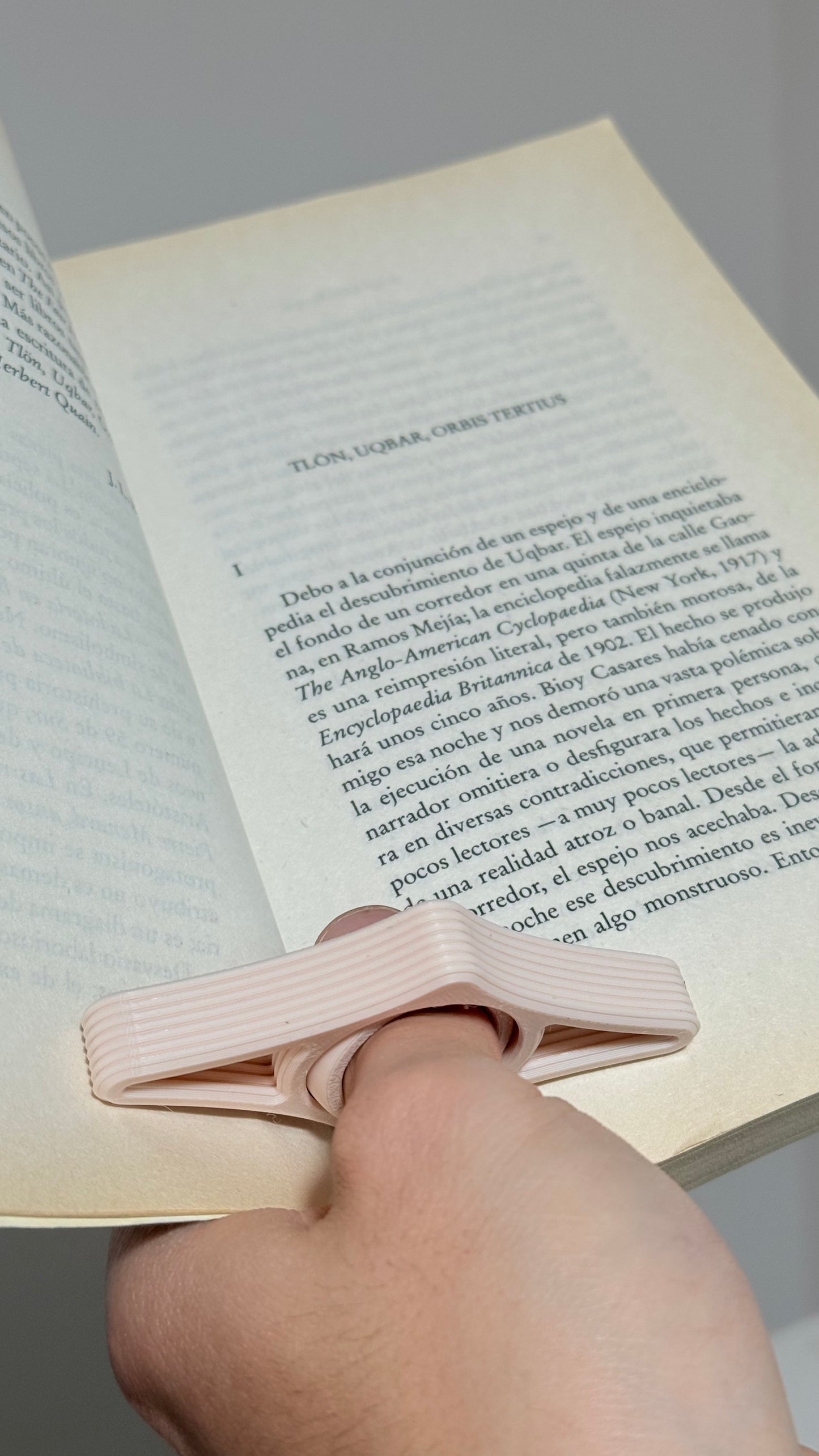 Sujetador para libros